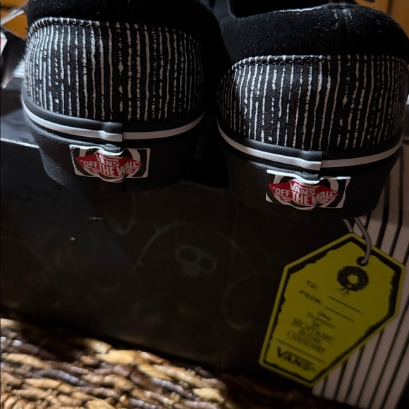 Vans Black and White Jack Skeleton “The Nightmare Before Christmas “ Shoe’s BNWT - Picture 3 of 6